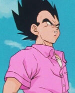 Dragon Ball Z Vegeta Pink Shirt