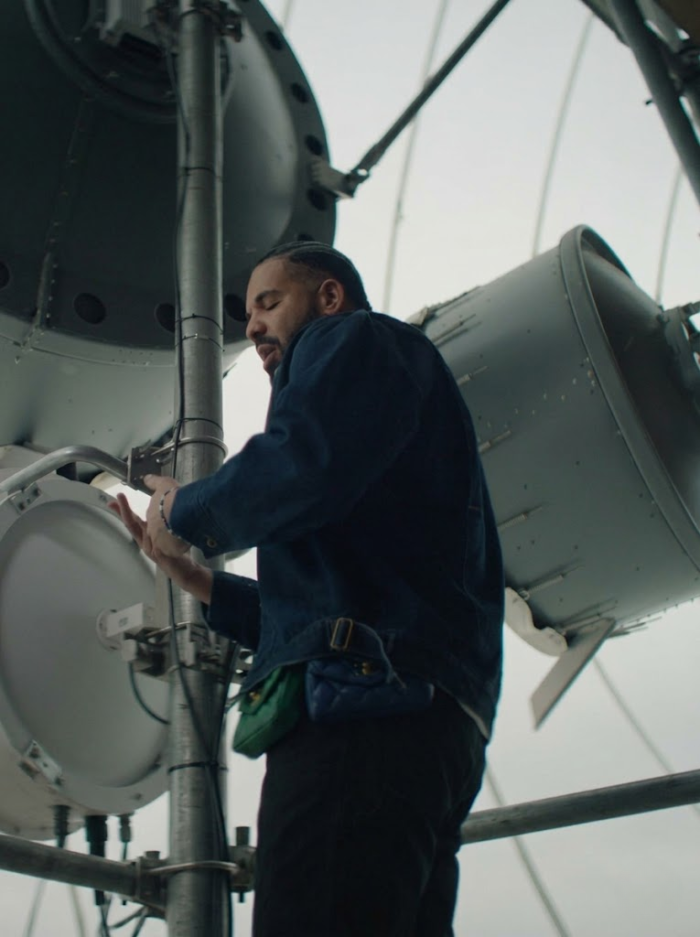 Drake 2 Hard 4 The Radio Blue Denim Jacket