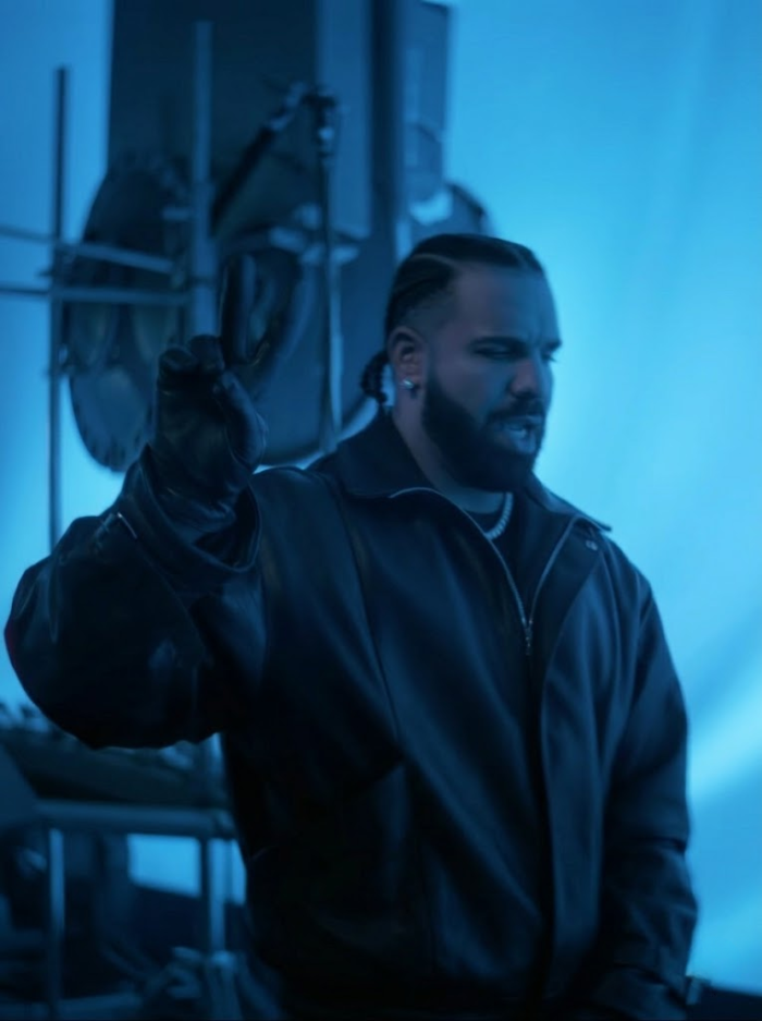 Drake 2 Hard 4 The Radio Oversized Leather Jacket