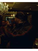Drake Burning Bridges Red Striped Leather Jacket