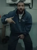 Drake Iceman Ep 1 Cutdown Hooded Jacket - Image 6