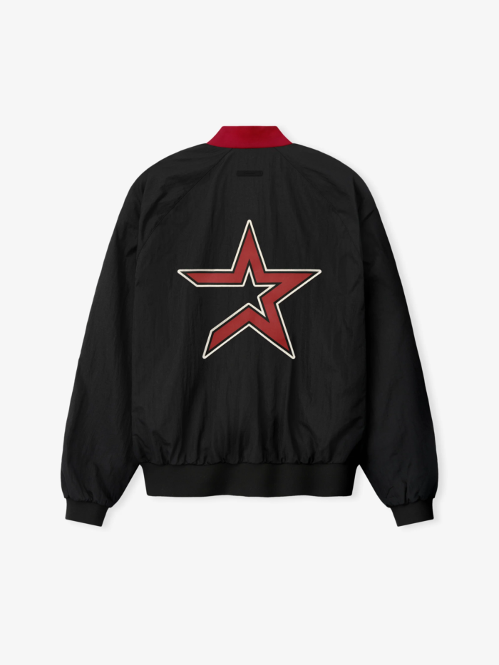 ESSENTIALS Fear Of God x MLB Houston Astros Half Zip Pullover