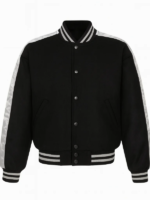 Euphoria-Kat-Hernandez-Black-and-White-Varsity-Jacket-Front