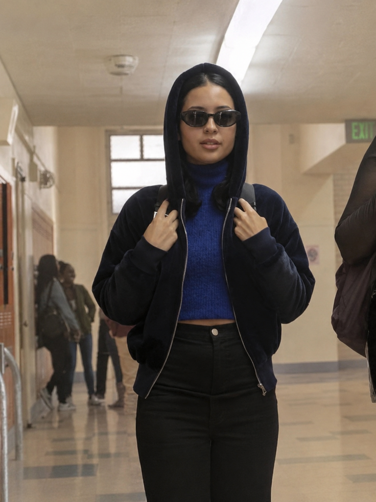 Euphoria S03 Maddy Perez Suede Jacket