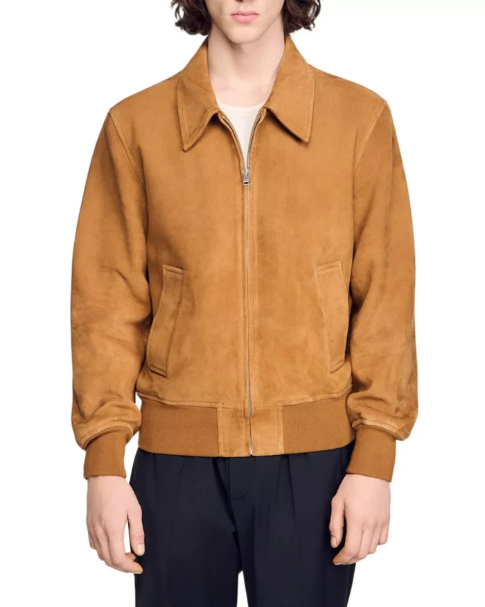 Euphoria Season 3 Jacob Elordi Suede Leather Jacket