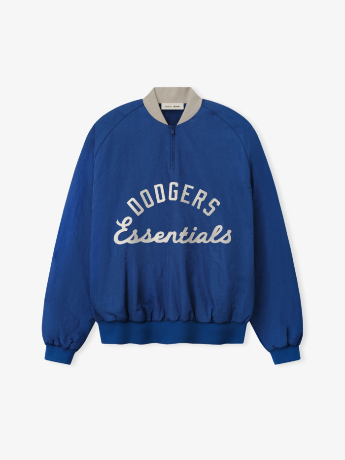 Fear Of God x MLB LA Dodgers Half Zip Pullover Jacket Fear Of God x MLB LA Dodgers Half Zip Pullover Jacket
