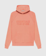 Fear of God Coral Essentials Hoodie Front
