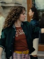 Haley-Lu-Richardson-TV-Series-Ponies-2026-Twila-Hasbeck-Satin-Varsity-Jacket