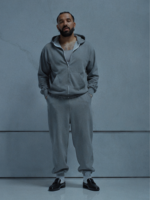 Iceman Album Drake Janice STFU Grey Zip-Up Hoodie Tracksuit