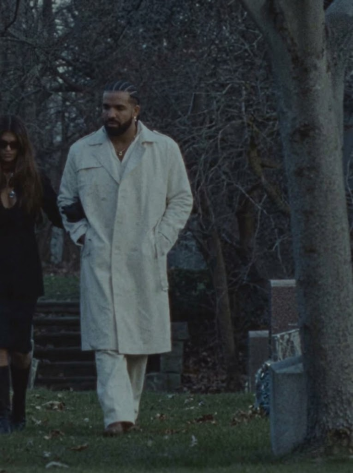 Drake Whisper My Name Trench Coat - Image 2