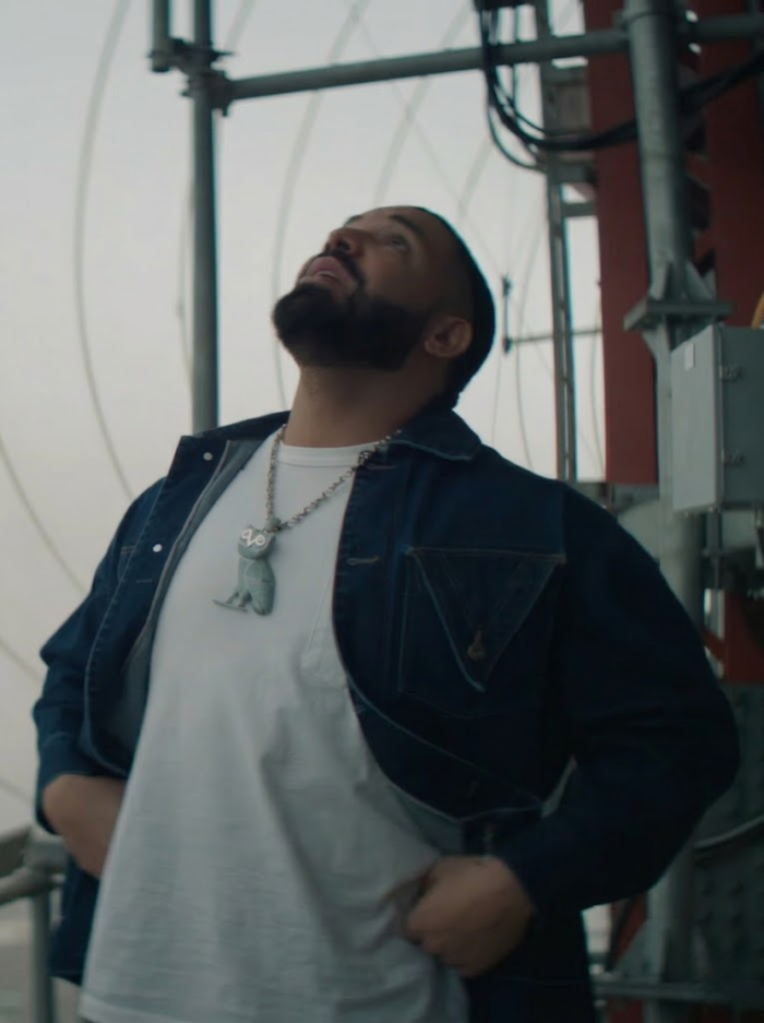 Iceman Drake 2 Hard 4 The Radio Blue Denim Jacket
