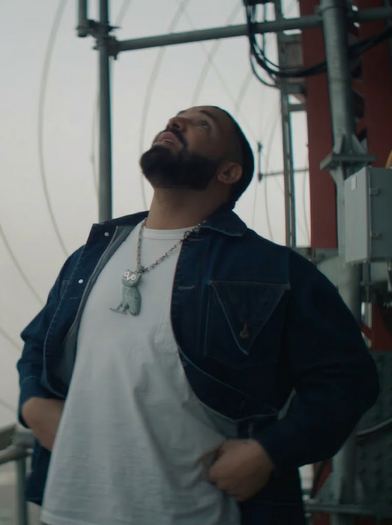 Iceman Drake 2 Hard 4 The Radio Blue Denim Jacket