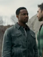 Jessie T. Usher The Boys S05 2026 Reggie Franklin Suede Leather Jacket