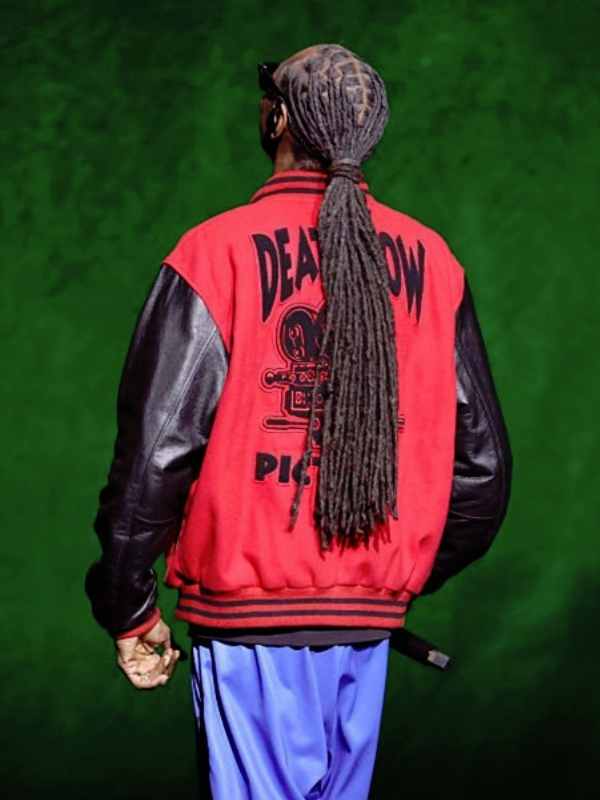 LAS-VEGAS-2026-CinemaCon-Snoop-Dogg-Red-and-Black-Varsity-Letterman-Jacket-Unisex