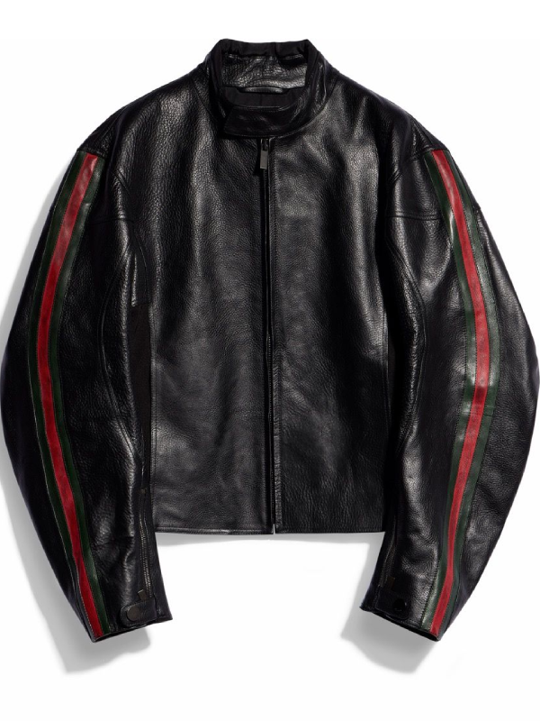 drake gucci leather jacket
