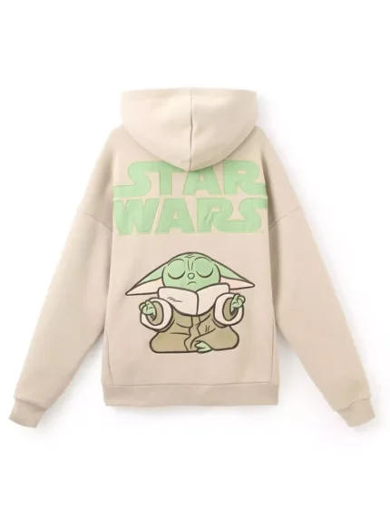 Star Wars The Mandalorian and Grogu 2026 Movie Beige Hooded Jacket