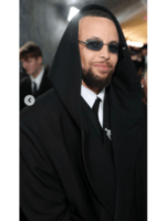 Stephen Curry Meta Gala 2026 Black Hooded Coat