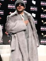 Super-Bowl-LX-Bad-Bunny-Grey-Fur-Coat