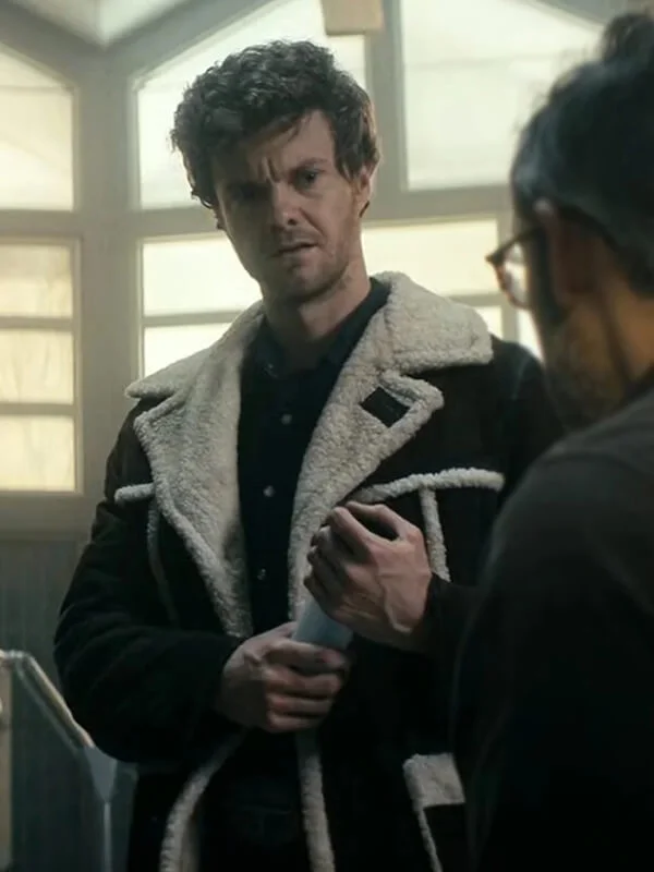 The Boys S05 Hughie Campbell Suede Leather Shearling Jacket
