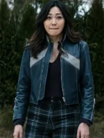 The Boys S05 Kimiko Miyashiro Leather Cropped Jacket