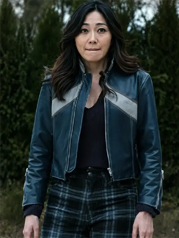 The Boys S05 Kimiko Miyashiro Leather Cropped Jacket
