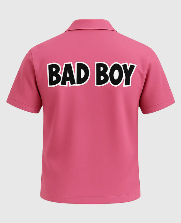 Vegeta Dragon Ball Z Pink Shirt Back