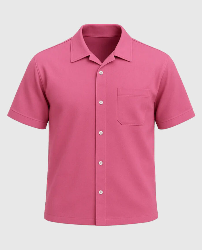 Vegeta Dragon Ball Z Pink Shirt Front