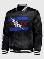 WWE-CM-Punk-Chicago-Made-Black-Bomber-Jacket-for-Men-and-Women