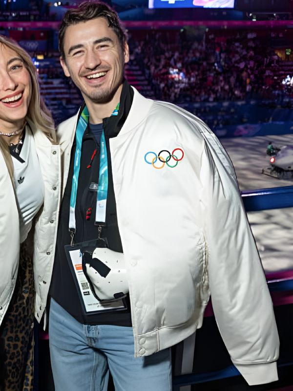 Winter Olympics 2026 Charles Poujade Varsity Jacket