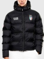Winter-Olympics-2026-Team-Italy-Black-Puffer-Jacket
