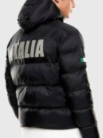 Winter Olympics 2026 Team Italy Black Puffer Jacket - Image 2