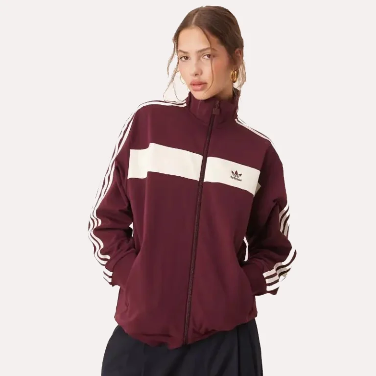 Adidas Retro Burgundy Track Jacket