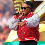 American Singer Future USA Opening Ceremony FIFA World Cup 2026 Sequin Varsity Jacket