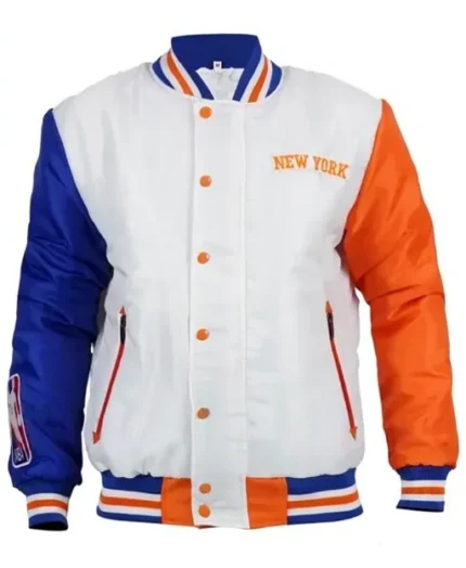 Anne Hathaway Knicks Jacket