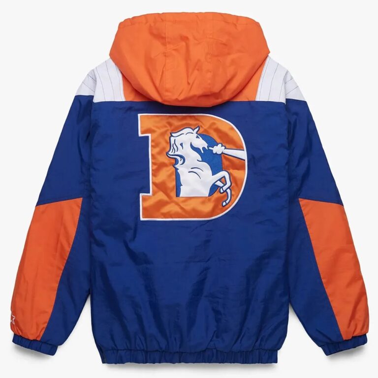 Denver Broncos Pullover Jacket Back