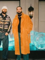 Drake-Gifted-F1-tribute-Kimi-Raikkonens-Iceman-Brown-Leather-Coat