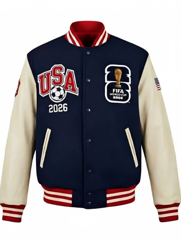 FIFA World Cup 2026 USA Varsity Jacket FIFA World Cup 2026 USA Varsity Jacket