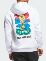 FIFA World Cup 26 Adidas Match Ball Graphic White Hoodie