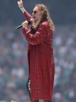 FIFA-World-Cup-Fher-Olvera-Opening-Ceremony-Maroon-Red-Coat