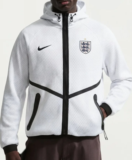 Nike England x Palace World Cup 2026 England Mesh Anthem White Jacket