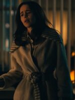 Ponies-2026-Emilia-Clarke-Belted-Wrap-Coat