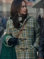 Ponies-S01-Emilia-Clarke-Toggle-Green-Wool-Hooded-Duffle-Coat