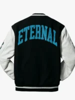 Recreated - Spiritbox Eternal Black Varsity Jacket Back