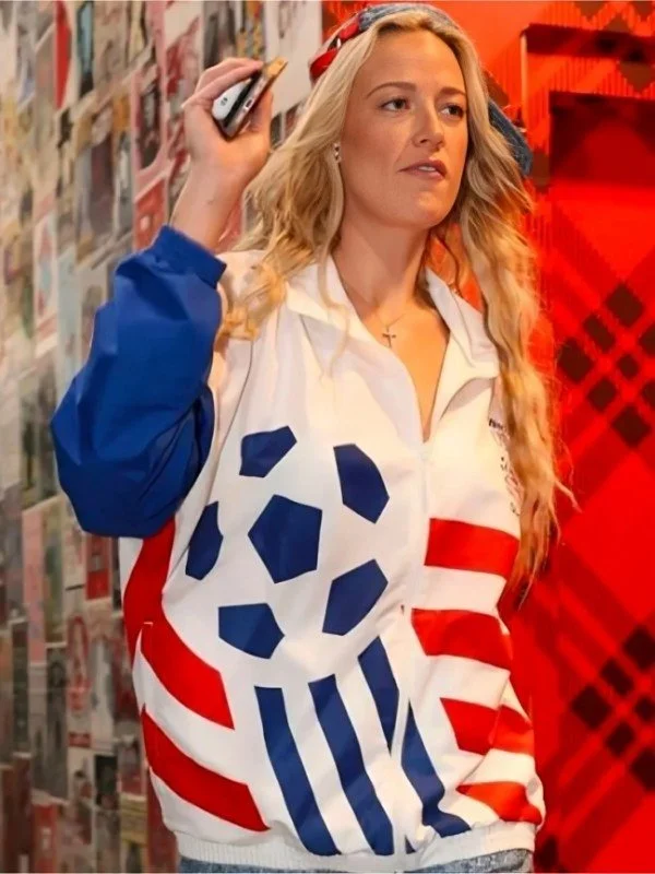 Sophie Cunningham World Cup USA 94 Graphic Woven Track Jacket Sophie Cunningham World Cup USA 94 Graphic Woven Track Jacket