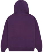 Sp5der Web Purple Hoodie Back