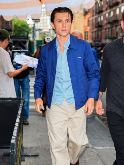 Spider-Man Brand New Day Tom Holland NYC Blue Jacket