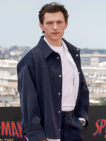 Spider-Man Brand New Day Tom Holland Rome Navy Shacket Jacket