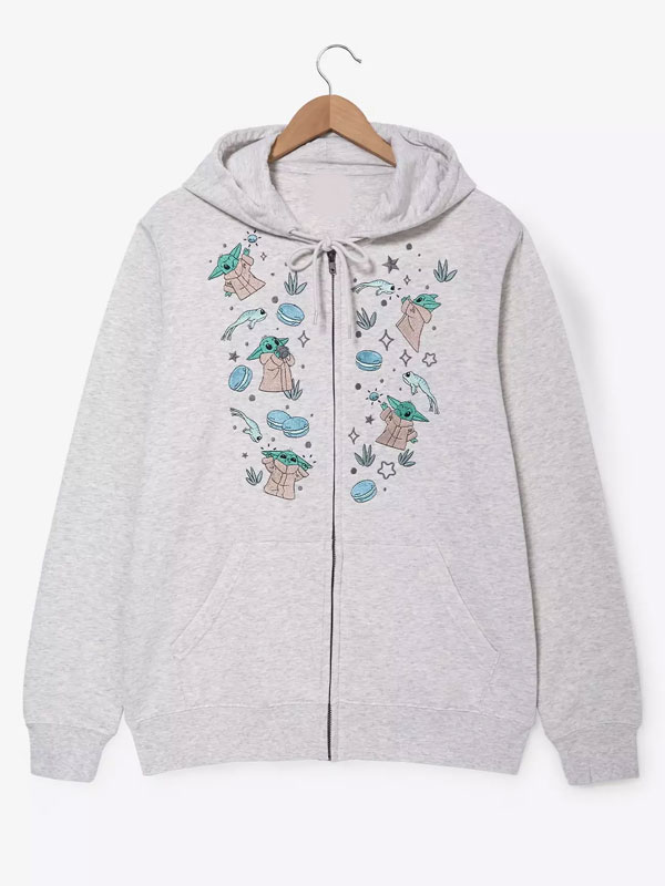 Star Wars The Mandalorian Grogu And Frogs Hoodie