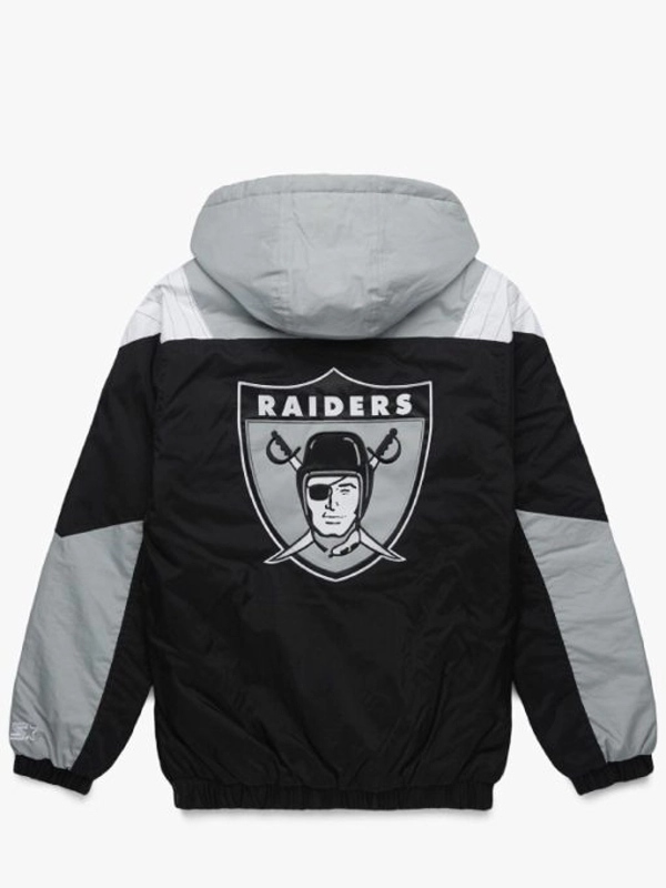 Starter Raiders Pullover Jacket Back