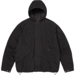 Supreme Hooded Raglan Black Jacket